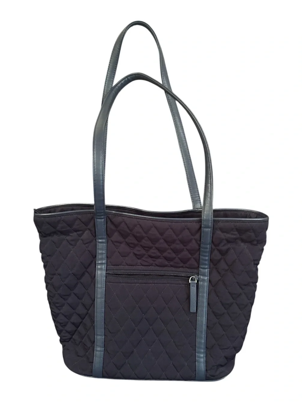 Vera Bradley Quilted Navy Blue Tote Bag – EUC, Minor Strap Pilling